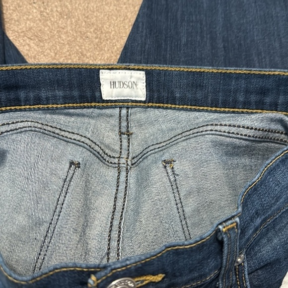 Hudson jeans Krista ankle s.skinny w/raw hem size 29 - Picture 6 of 8